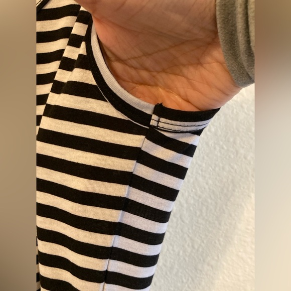 LuLaRoe Black and White Nicki Dress - Picture 6 of 12